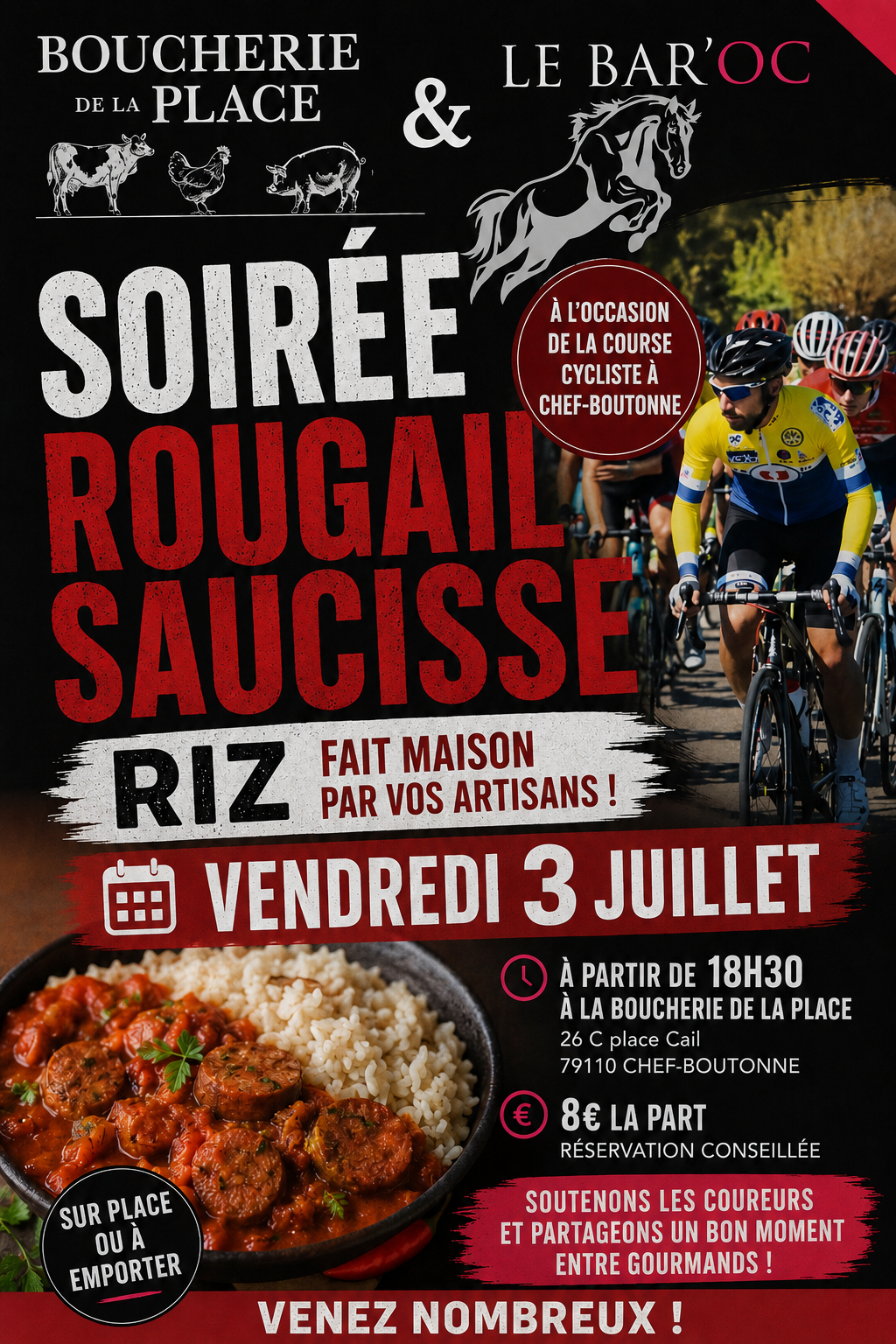 3 juillet repas boucherie
