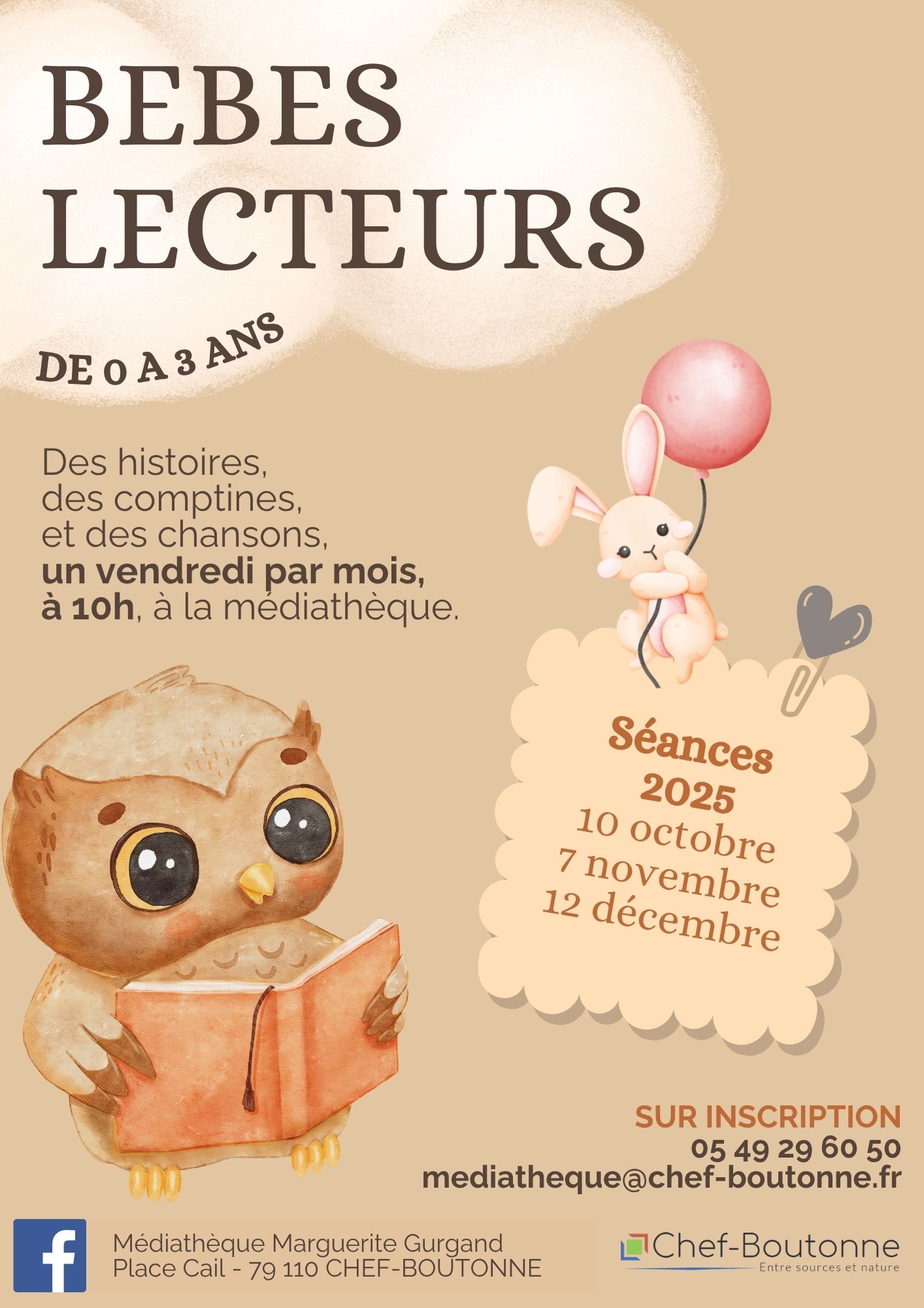 AFFICHE BEBE LECTEURS 2025