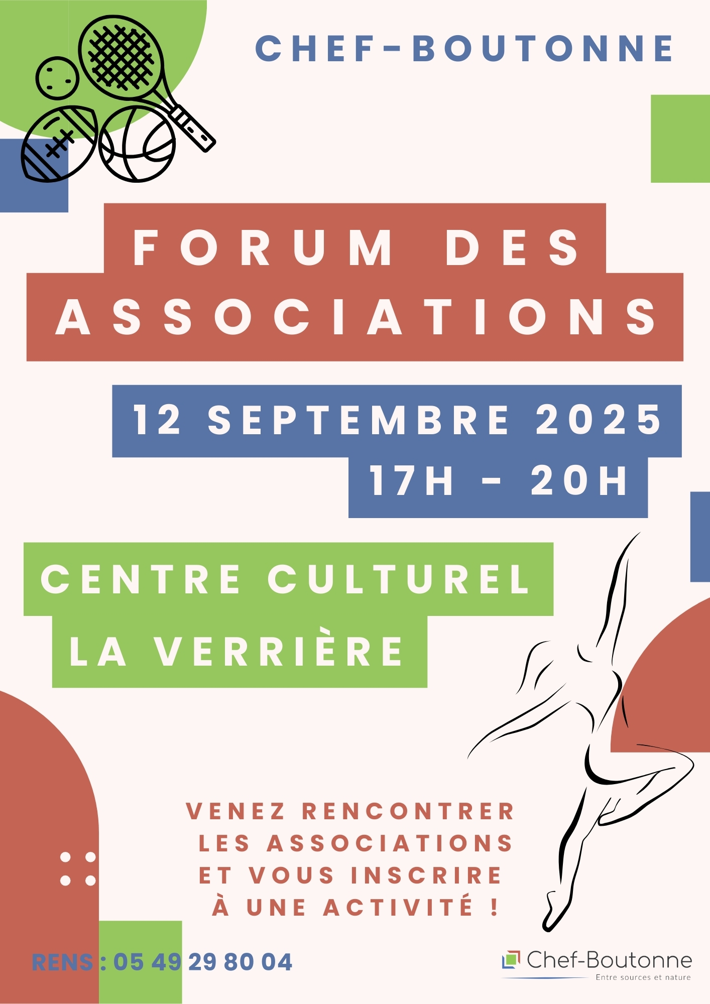 Affiche forum des associations 2025