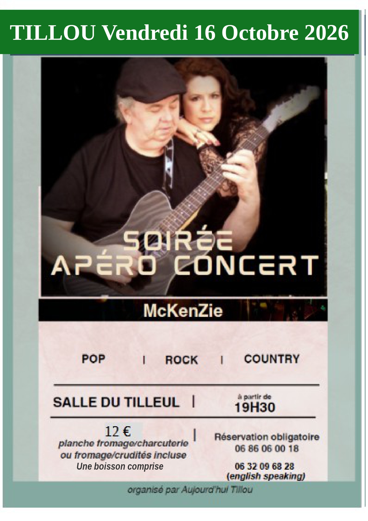 Concert Tillou 16 oct